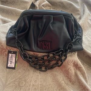 Badgley Mischka - Vegan Leather Purse w/ Crossbody Chain